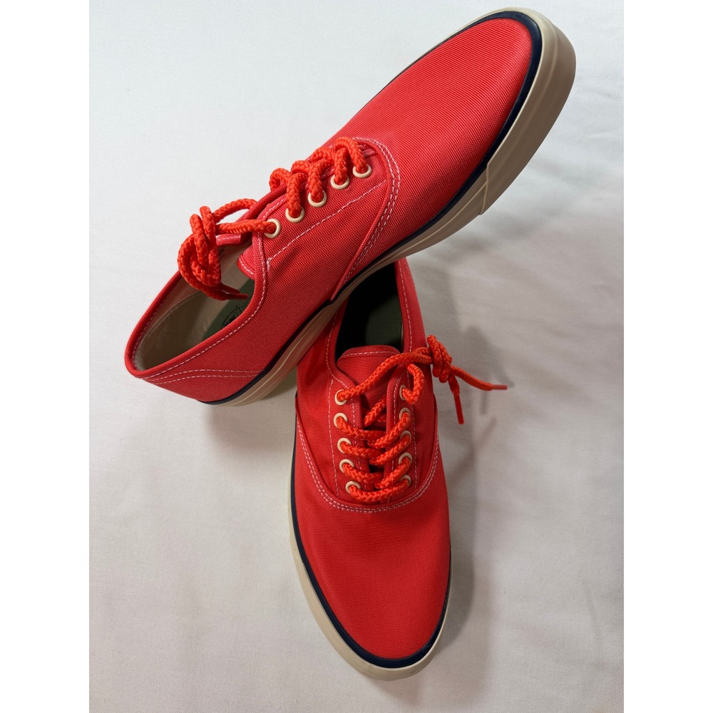 Sperry x BEAMS CVO MM Sneakers Mens 8.5 Red Canvas Low Top Anti-Slip